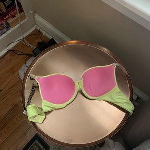 Victoria’s Secret cheetah strap Bra